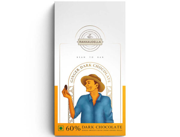 Ginger Dark Chocolate - Rakkaudella Chocolates