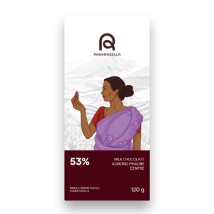 53% Milk Chocolate Almond Praline Center